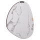 Καθρεπτησ τοιχου irregu hm4487.05 με πλαισιο mdf σε white marble χρωμα 60x80υεκ. **