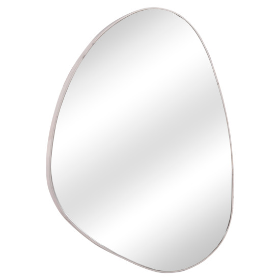 Καθρεπτησ τοιχου irregu hm4487.05 με πλαισιο mdf σε white marble χρωμα 60x80υεκ. **