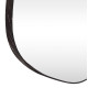 Καθρεπτησ τοιχου irregu hm4487.01 με πλαισιο mdf σε black marble χρωμα 60x80υεκ. **