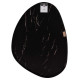 Καθρεπτησ τοιχου irregu hm4487.01 με πλαισιο mdf σε black marble χρωμα 60x80υεκ. **