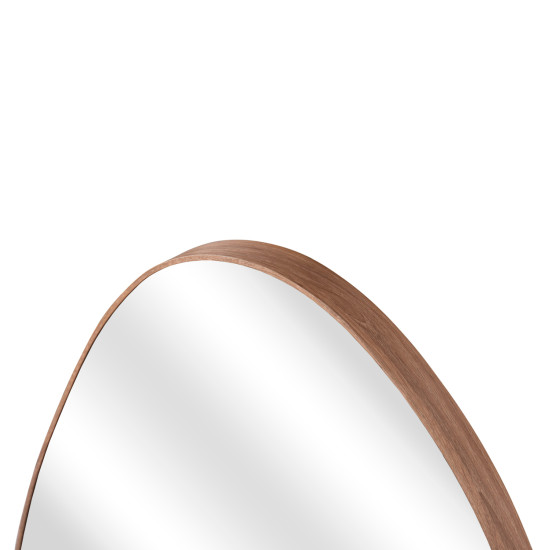 Καθρεπτησ τοιχου irregu hm4487.03 με πλαισιο mdf φυσικο χρωμα ξυλου 60x80υεκ. **