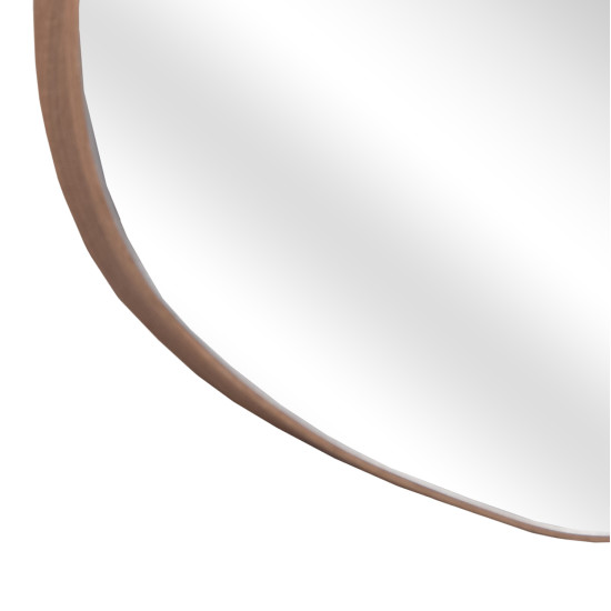 Καθρεπτησ τοιχου irregu hm4487.03 με πλαισιο mdf φυσικο χρωμα ξυλου 60x80υεκ. **