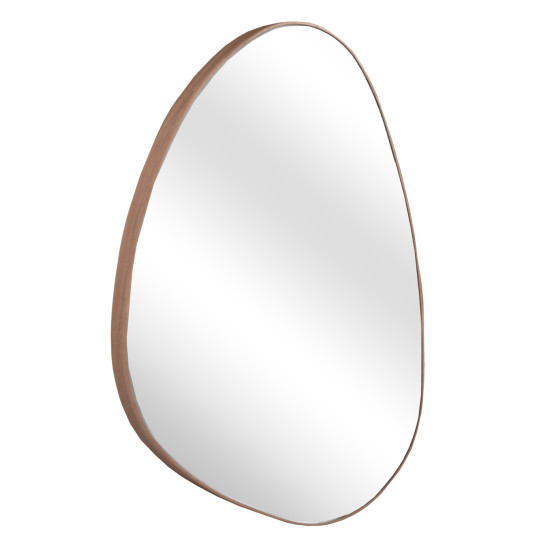 Καθρεπτησ τοιχου irregu hm4487.03 με πλαισιο mdf φυσικο χρωμα ξυλου 60x80υεκ. **