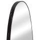 Καθρεπτησ τοιχου crither hm4486.01 με πλαισιο mdf σε black marble χρωμα 49x140υεκ. **