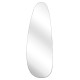 Καθρεπτησ τοιχου crither hm4486.02 με πλαισιο mdf σε grey marble χρωμα 49x140υεκ. **