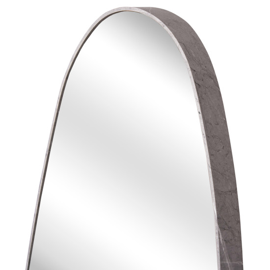 Καθρεπτησ τοιχου crither hm4486.02 με πλαισιο mdf σε grey marble χρωμα 49x140υεκ. **
