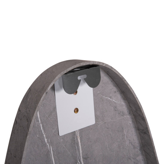 Καθρεπτησ τοιχου crither hm4486.02 με πλαισιο mdf σε grey marble χρωμα 49x140υεκ. **