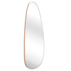 Καθρεπτησ τοιχου crither hm4486.03 με πλαισιο mdf φυσικο χρωμα ξυλου 49x140υεκ. **