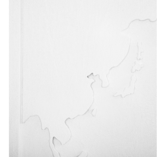 Πινακασ 3-πτυχοσ world map santorini hm4504 mdf σε υπολευκο χρωμα 180x4(πάχος)x120υεκ. **
