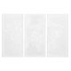 Πινακασ 3-πτυχοσ world map santorini hm4504 mdf σε υπολευκο χρωμα 180x4(πάχος)x120υεκ. **