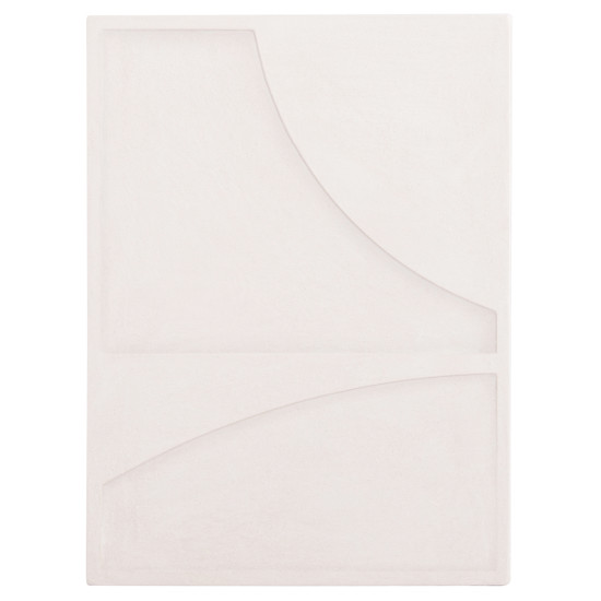 Πινακασ ορθογωνιοσ σειρα santorini hm4509 mdf υπολευκο χρωμα 60x4(πάχος)x80υεκ. **