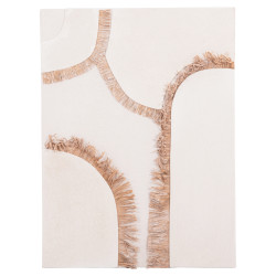 Πινακασ ορθογωνιοσ σειρα santorini hm4532 mdf υπολευκο χρωμα-διακοσμηση μπεζ 60x4,5(πάχος)x80υεκ. **