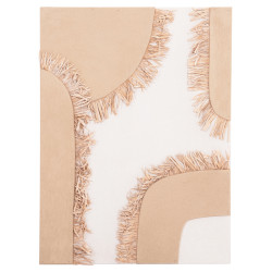 Πινακασ ορθογωνιοσ σειρα santorini hm4533 mdf υπολευκο-καφε-κροσια μπεζ 60x4,5(πάχος)x80υεκ **