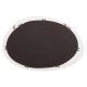 Καθρεπτησ τοιχου οβαλ σειρα santorini hm4513 mdf σε υπολευκο 90x3,2x60υεκ **