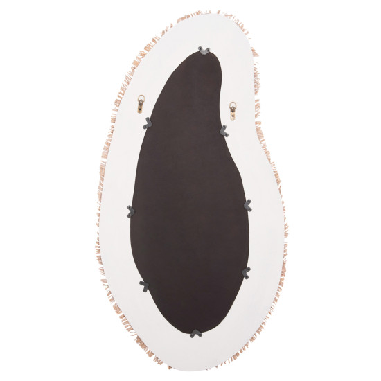 Καθρεπτησ τοιχου σειρα santorini hm4525 mdf υπολευκο-διακοσμηση σε μπεζ 63x1,8x120υεκ. **