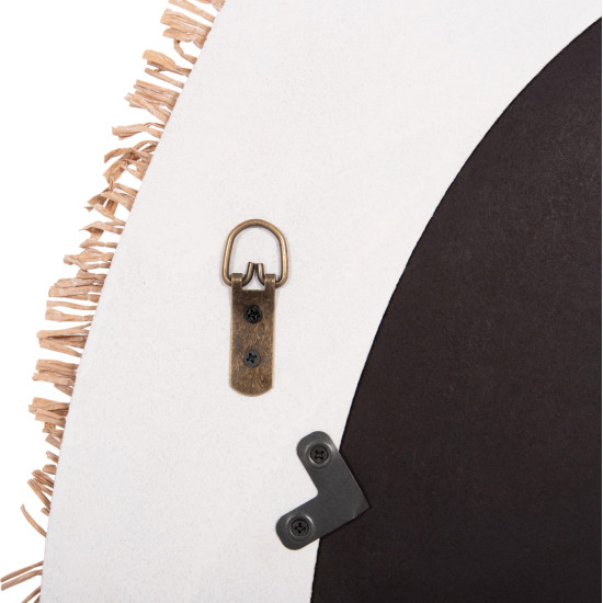 Καθρεπτησ τοιχου σειρα santorini hm4528 mdf υπολευκο-διακοσμηση σε μπεζ 60x2x80υεκ. **