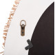 Καθρεπτησ τοιχου σειρα santorini hm4528 mdf υπολευκο-διακοσμηση σε μπεζ 60x2x80υεκ. **