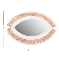 Καθρεπτησ τοιχου σειρα santorini hm4529 mdf υπολευκο-διακοσμηση σε μπεζ 81x1,8x54υεκ. ** Καθρεπτησ τοιχου σειρα santorini hm4529 mdf υπολευκο-διακοσμηση σε μπεζ 81x1,8x54υεκ. **
