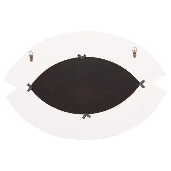 Καθρεπτησ τοιχου σειρα santorini hm4529 mdf υπολευκο-διακοσμηση σε μπεζ 81x1,8x54υεκ. **