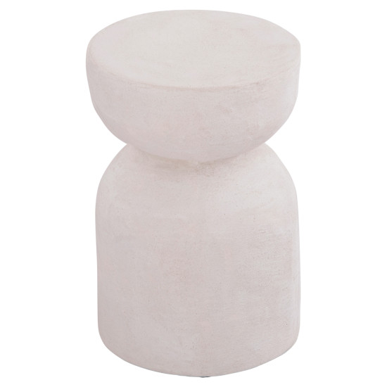 Σκαμπο σειρα santorini hm18041 πολυρητινη σε υπολευκο φ30,5x46υεκ ** Σκαμπο σειρα santorini hm18041 πολυρητινη σε υπολευκο φ30,5x46υεκ **