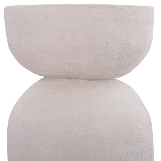 Σκαμπο σειρα santorini hm18041 πολυρητινη σε υπολευκο φ30,5x46υεκ ** Σκαμπο σειρα santorini hm18041 πολυρητινη σε υπολευκο φ30,5x46υεκ **