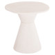 Τραπεζι τραπεζαριασ στρογγυλο σειρα santorini hm18055 mdf υπολευκο χρωμα φ77x76υεκ. **