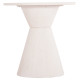 Τραπεζι τραπεζαριασ στρογγυλο σειρα santorini hm18055 mdf υπολευκο χρωμα φ77x76υεκ. **