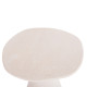 Τραπεζι τραπεζαριασ στρογγυλο σειρα santorini hm18055 mdf υπολευκο χρωμα φ77x76υεκ. **