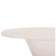 Τραπεζι τραπεζαριασ στρογγυλο σειρα santorini hm18055 mdf υπολευκο χρωμα φ77x76υεκ. **