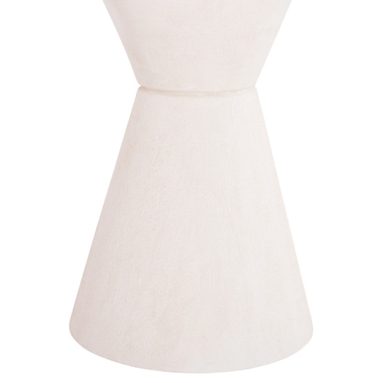 Τραπεζι τραπεζαριασ στρογγυλο σειρα santorini hm18055 mdf υπολευκο χρωμα φ77x76υεκ. **