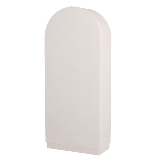 Ραφιερα σειρα santorini hm18044 mdf υπολευκο-ραφια ξυλο ελατου φυσικο 80x38x188,5υεκ. **