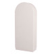 Ραφιερα σειρα santorini hm18044 mdf υπολευκο-ραφια ξυλο ελατου φυσικο 80x38x188,5υεκ. **