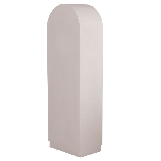 Ραφιερα σειρα santorini hm18045 mdf υπολευκο-ραφια ξυλο ελατου φυσικο 60x38,5x179υεκ. **