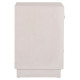 Κομοδινο σειρα santorini hm18047 mdf σε υπολευκο χρωμα-3 συρταρia 48x38x55,5υεκ. **