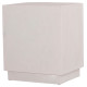 Κομοδινο σειρα santorini hm18047 mdf σε υπολευκο χρωμα-3 συρταρia 48x38x55,5υεκ. **