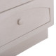 Κομοδινο σειρα santorini hm18047 mdf σε υπολευκο χρωμα-3 συρταρia 48x38x55,5υεκ. **