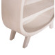 Ραφιερα σειρα santorini hm18060.01 mdf σε υπολευκο χρωμα 120x38x133υεκ. **
