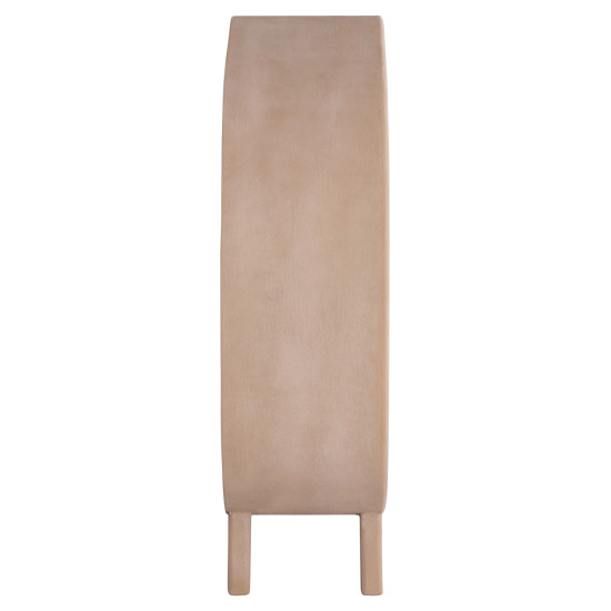 Ραφιερα σειρα santorini hm18060.02 mdf σε καφε χρωμα 120x38x133υεκ. **