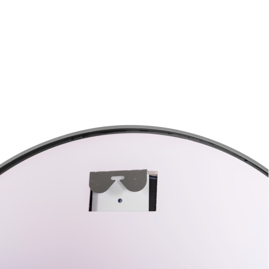 Καθρεπτησ τοιχου στρογγυλοσ rounder hm4503.40 αλουμινιο σε ασημι-φωτισμοσ led φ80εκ. **