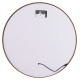 Καθρεπτησ τοιχου στρογγυλοσ rounder hm4503.30 αλουμινιο σε χρυσο-φωτισμοσ led φ80εκ. **