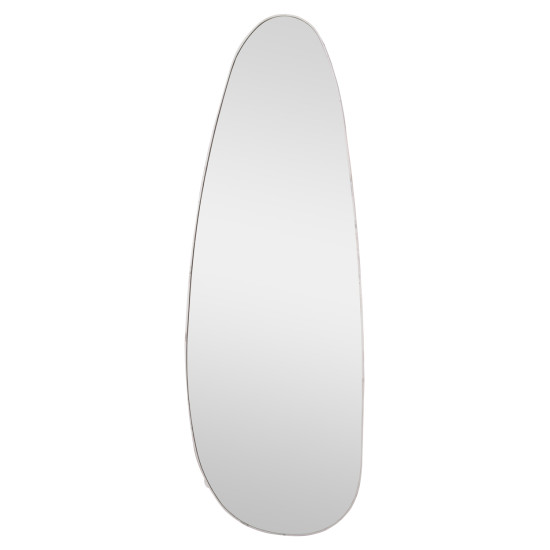 Καθρεπτησ τοιχου crither hm4486.05 με πλαισιο mdf σε white marble χρωμα 49x140υεκ. **