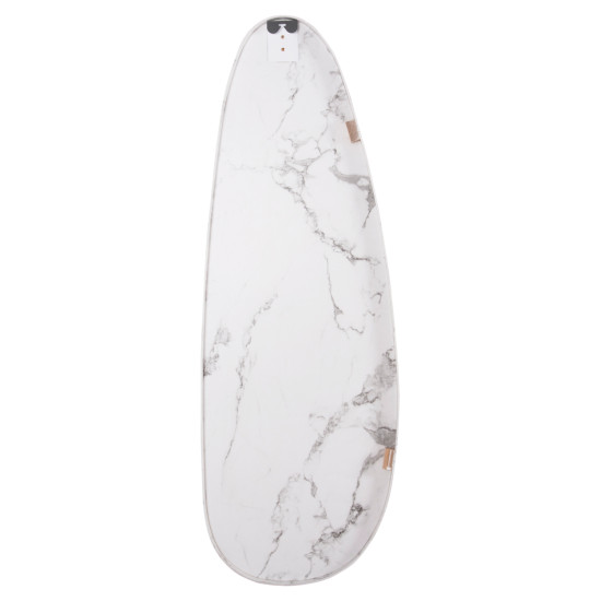 Καθρεπτησ τοιχου crither hm4486.05 με πλαισιο mdf σε white marble χρωμα 49x140υεκ. **