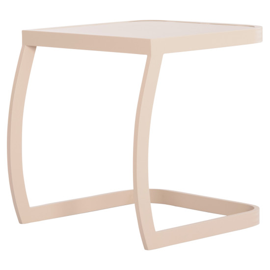 Βοηθητικο τραπεζι ξαπλωστρασ rickon hm6324.04 αλουμινιο σε σαμπανι 45x48x49,5υεκ **