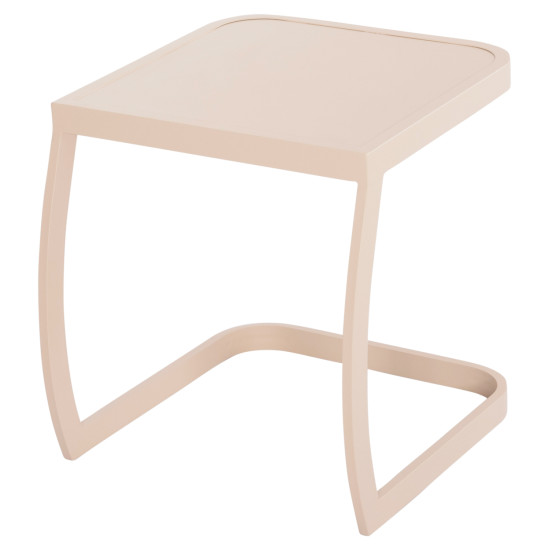 Βοηθητικο τραπεζι ξαπλωστρασ rickon hm6324.04 αλουμινιο σε σαμπανι 45x48x49,5υεκ **