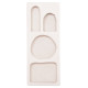Ραφιερα τοιχου σειρα santorini hm18069 mdf σε υπολευκο χρωμα 47,5x18x120υεκ. **