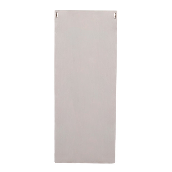 Ραφιερα τοιχου σειρα santorini hm18069 mdf σε υπολευκο χρωμα 47,5x18x120υεκ. **