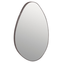 Καθρεπτησ τοιχου drop hm4488.02 με πλαισιο mdf σε χρωματισμο grey marble 50x80υεκ. **