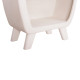 Ραφιερα σειρα santorini hm18067 mdf σε υπολευκο χρωμα 80x38x196υεκ. **