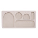 Ραφι τοιχου σειρα santorini hm18063.01 mdf σε υπολευκο 120x18x60υεκ. **