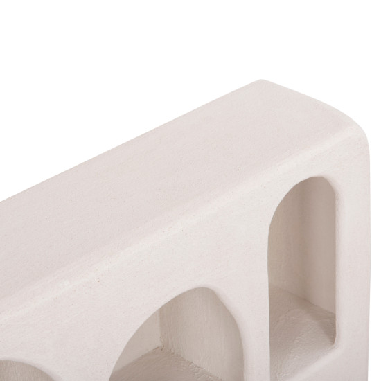 Ραφι τοιχου σειρα santorini hm18063.01 mdf σε υπολευκο 120x18x60υεκ. **